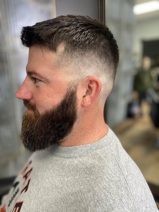 Men's Haircut and beard trim, Rock Paper Clippers, Kansas City, MO 64152
