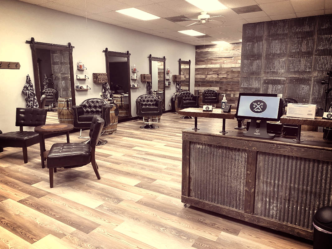 Inside Barbershop, Rock Paper Clippers, Kansas City, MO 64152