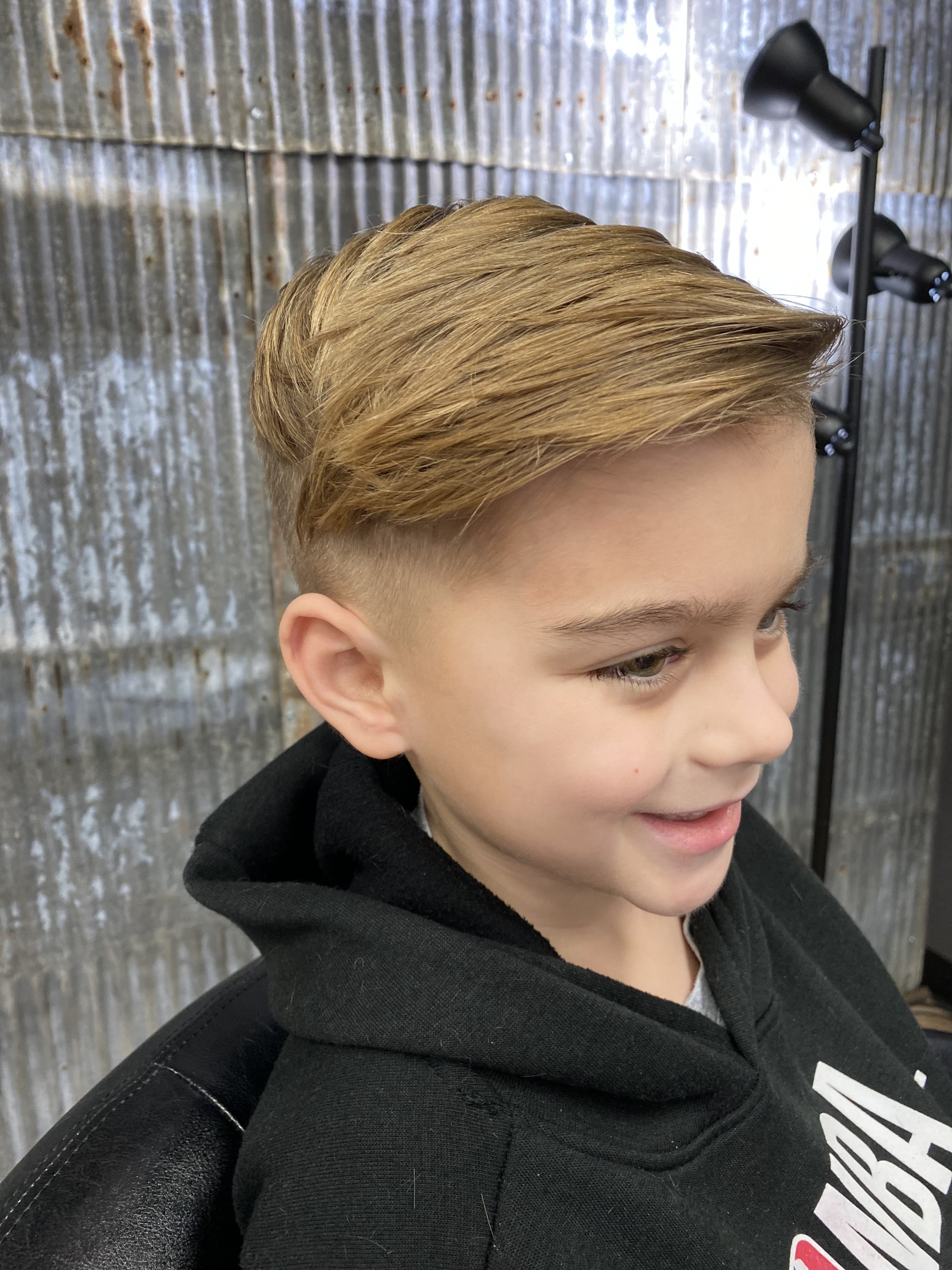 Boys Haircut,Rock Paper Clippers, Kansas City, MO 64152