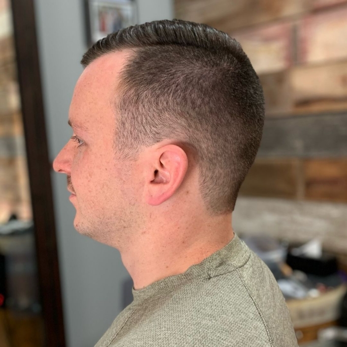 Hair cut, Rock Paper Clippers, Kansas City, MO 64152