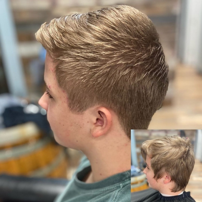 Boys Haircuts, Rock Paper Clippers, Kansas City, MO 64152