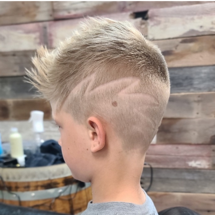 Boys haircut Rock Paper Clippers