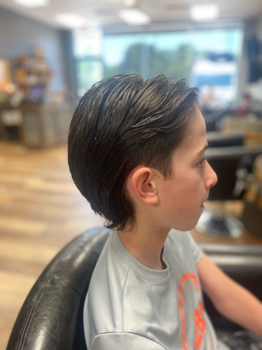 Little Boys Haircut at Rock Paper Clippers, Kansas City, MO