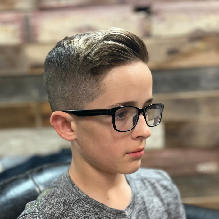 Boys Haircuts at Rock Paper Clippers, Kassas City, MO