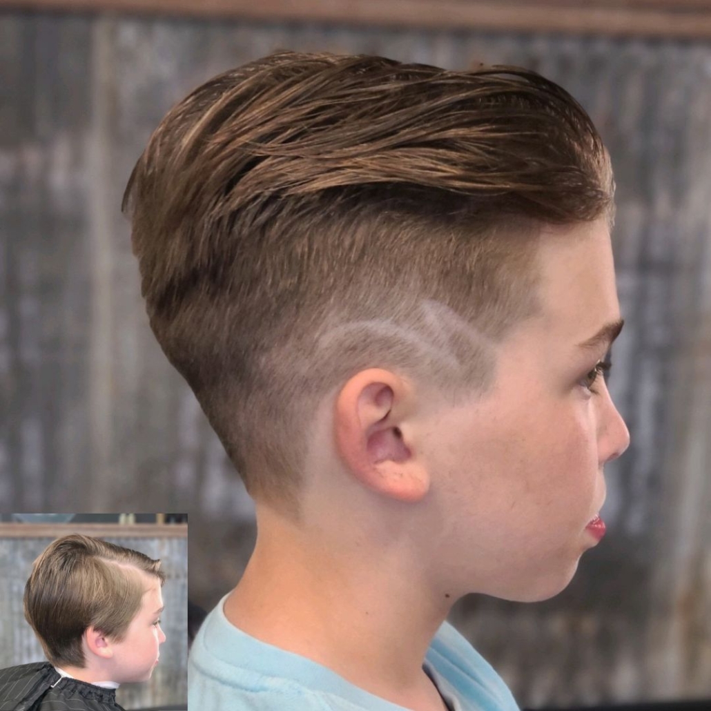 Boys haircut before after rock paper clippers 2