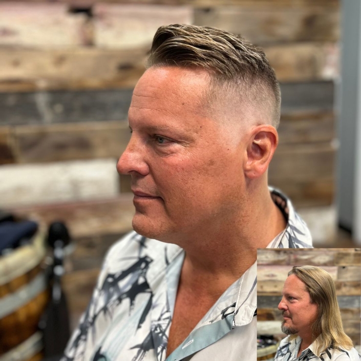 Haircut and beard Trim, Barbershop, 64151