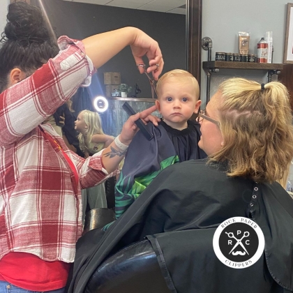 BABY'S FIRST HAIRCUT, ROCK PAPER CLIPPERS, KANSAS CITY, MO 64151